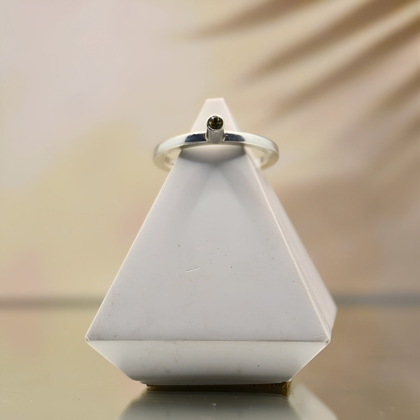 Prisma Silver Ring with Stone