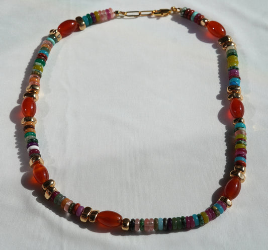 Mix of Natural Stones & Oval Cornelian